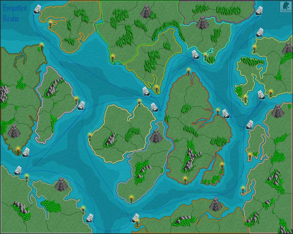 the map